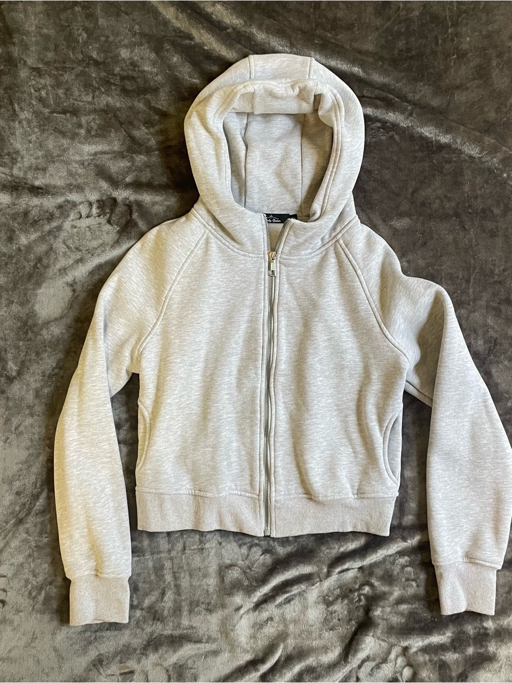 Trendy Queen Hooded Zip Up Jacket